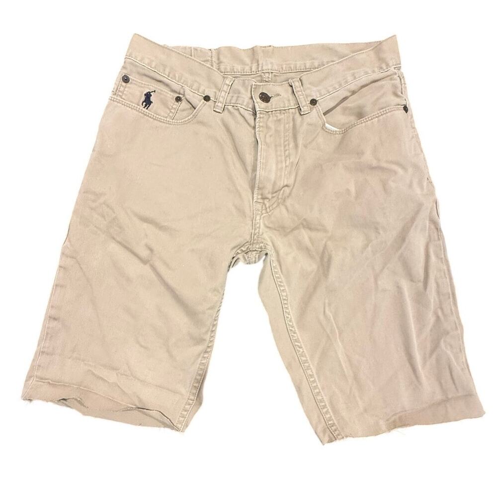 Polo Ralph Lauren Mens Raw Hem Cutoff Chino Jhorts Casual Shorts Size 30/30